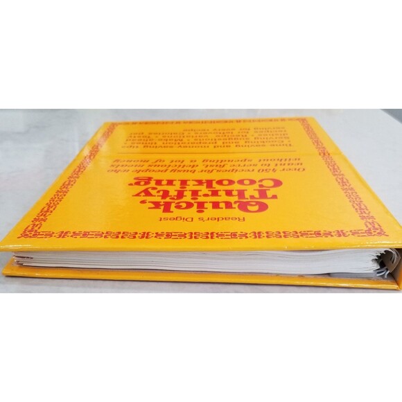 Readers Digest quick thrifty cooking hardcover bound cookbook 1985 - Picture 4 of 10